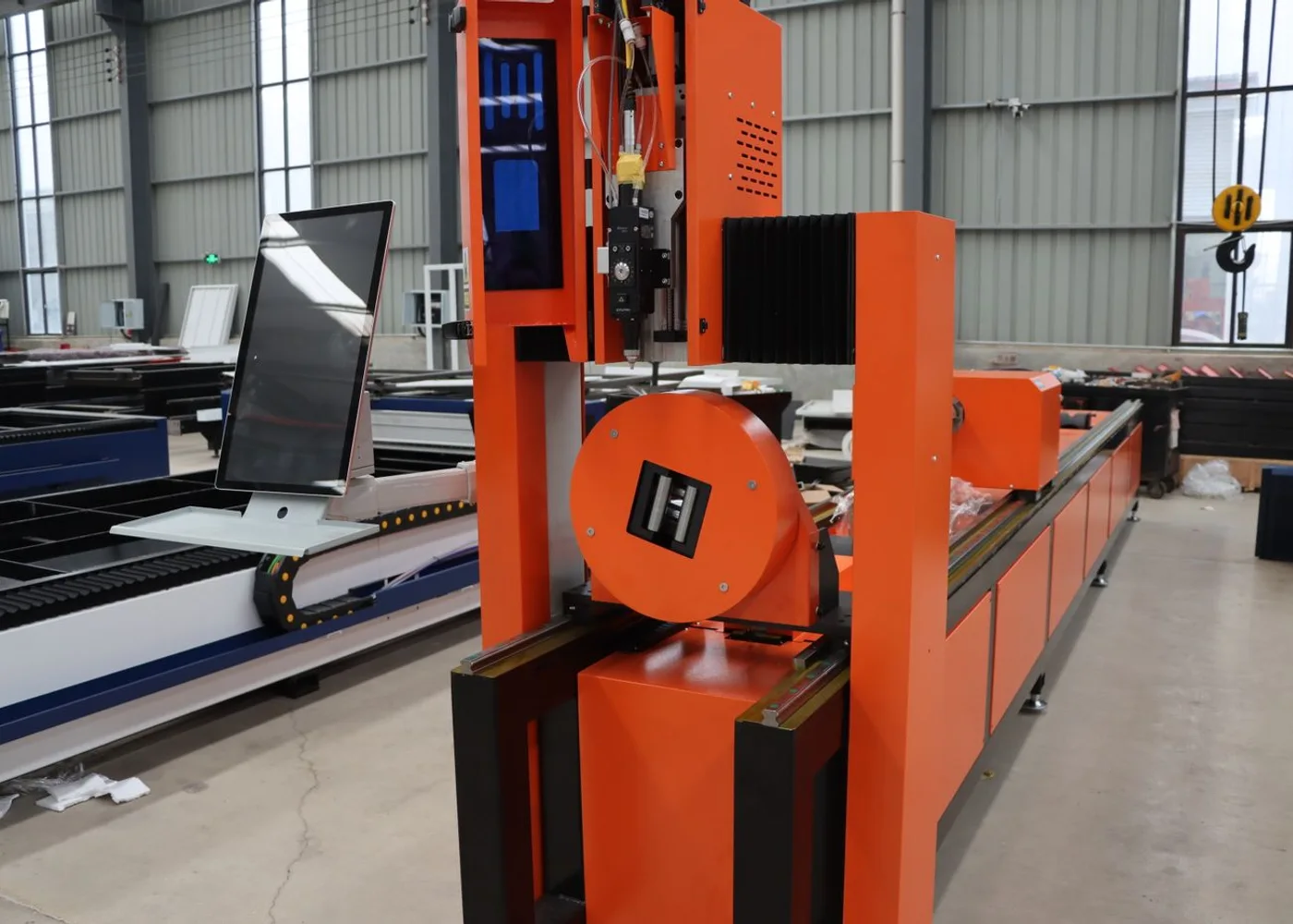 Industrial machinery on a production floor